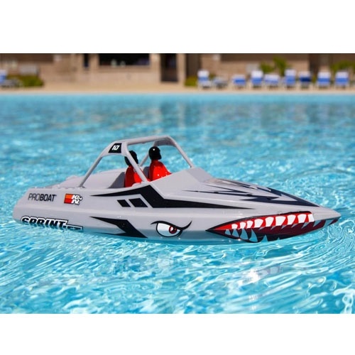 [���ܼ�] PRB08045T1 [PROBOAT] Sprintjet 9-inch Self-Right Jet Boat RTR, Silver ������ ����