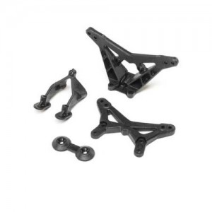 [TEAM LOSI] FR/RR Shock Tower Wing Stay: Mini-B 