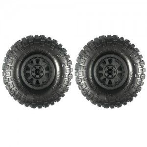 [Traction Hobby] tire Wheel Set (2pcs) (2PCS Full set)(CRAGSMAN) 