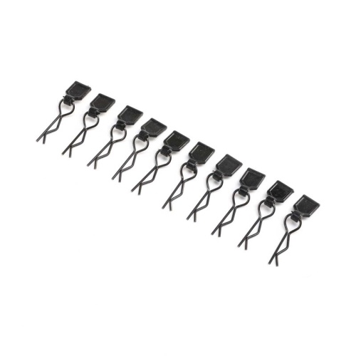 [���ܼ�] LOS246003 [TEAM LOSI] Body Clips, Black, Small (10): LMT