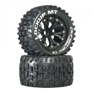 [DURATRAX] Duratrax Lockup MT 2.8 2WD Mounted Front C2 Black (2) 
