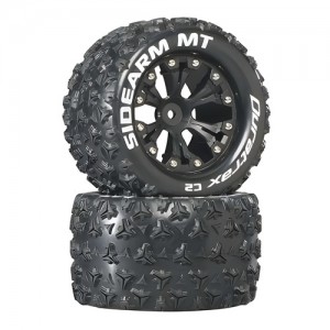 [DURATRAX] Duratrax Sidearm MT 2.8 Mounted 1/2 Offset C2 Blk (2) 