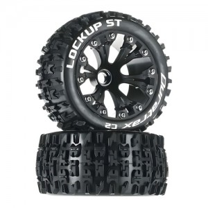 [DURATRAX] Duratrax Lockup ST 2.8 2WD Mounted Front Black (2) 