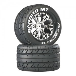 [DURATRAX] Duratrax Bandito MT 2.8 2WD Mounted Rear Chrome (2) 