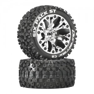 [DURATRAX] Duratrax Six Pack ST 2.8 2WD Mounted 1/2 Offset Chrm(2 