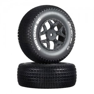 [DURATRAX] Duratrax Shotgun SC Tire C2 Mounted SCTE 4x4 (2) 