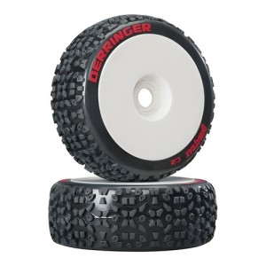 [DURATRAX] 1/8 Derringer Buggy Tire Mounted White (2) 