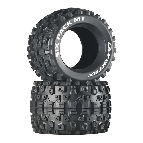 [���ܼ�] DTXC4013 [DURATRAX] Duratrax Six Pack MT 3.8 Tire (2)