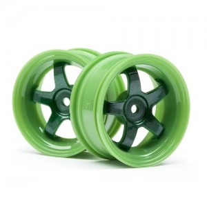 [HPI] WORK MEISTER S1 WHEEL GREEN 26mm (3mm OS/2pcs) 