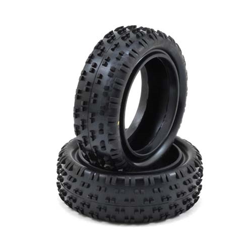 [���ܼ�] U6810 [SCHUMACHER] Schumacher Wide Stagger Rib 2.2 1/10 4WD Buggy Front Tire (2) (Yellow) SCHU6810