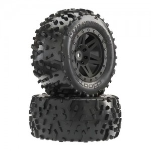 [ARRMA] AR550025 Sand Scorpion DB XL Tire/Wheel Blk Re (2) 