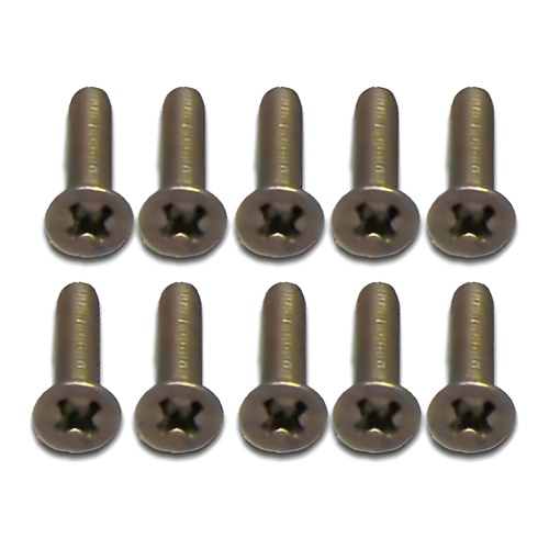 [���ܼ�] 57714K [CPV RACING] 3*14KM Titanium Flat Head Philips Screws 10PCS