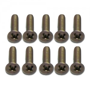 [CPV RACING] 3*14KM Titanium Flat Head Philips Screws 10PCS 