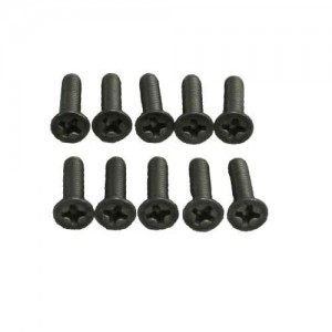 [CPV RACING] 3*12KM Titanium Flat Head Philips Screws 10PCS 