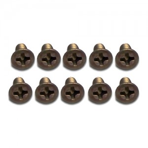 [CPV RACING] 3*6KM Titanium Flat Head Philips Screws 10PCS 