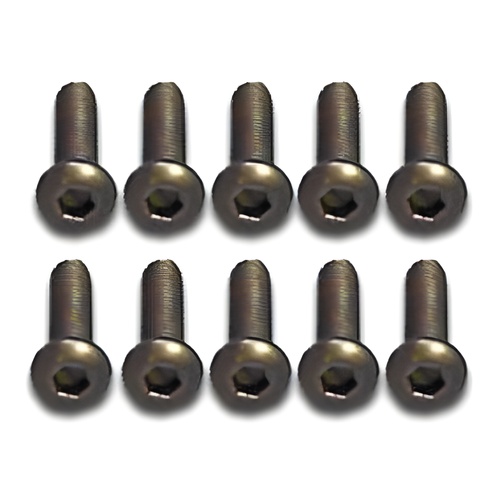 [���ܼ�] 57612P [CPV RACING] 3*12PM Titanium Button Head Hex Screws 10PCS