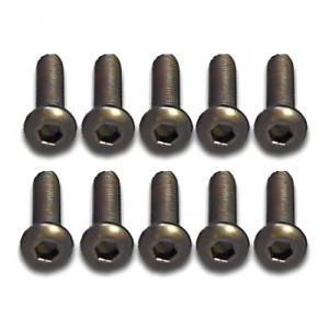 [CPV RACING] 3*12PM Titanium Button Head Hex Screws 10PCS 