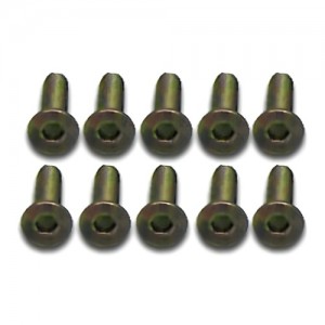 [CPV RACING] 3*12KM Titanium Flat Head Hex Screws 10PCS 