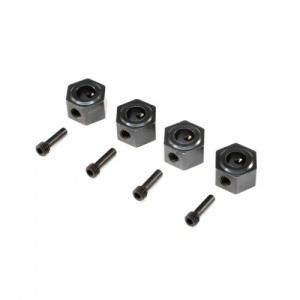 [TEAM LOSI] 12mm Machined Wheel Hex (4): LMT 