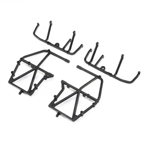 [���ܼ�] LOS241040 [TEAM LOSI] Side Cage and Lower Bar, Black: LMT