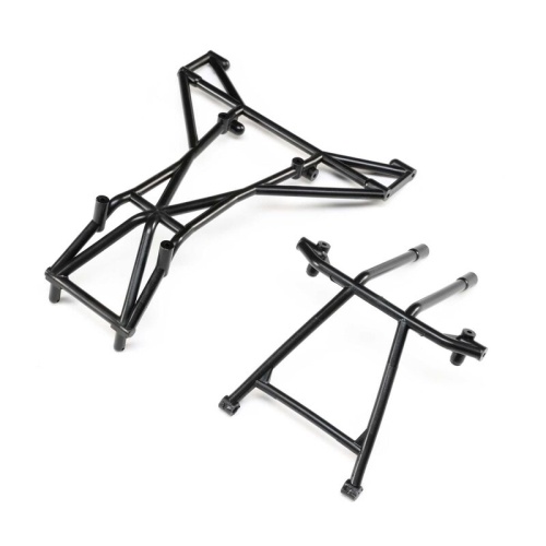 [���ܼ�] LOS241042 [TEAM LOSI] Top and Upper Cage Bars, Black: LMT