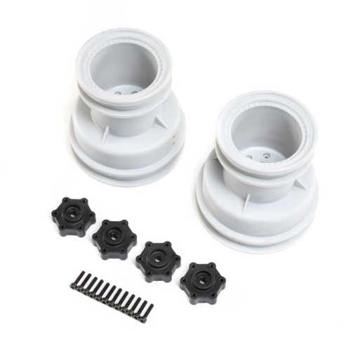 [���ܼ�] LOS43033 [TEAM LOSI] MT Wheel, Silver (2): LMT