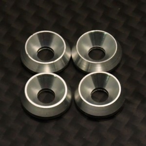 [TFL] Aluminum Cone Washer 3mm 4pcs (512B65) 