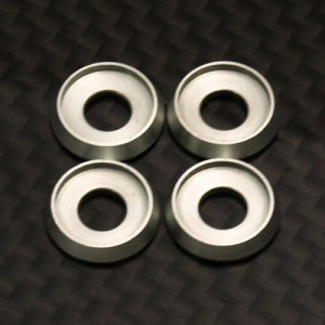[TFL] Aluminum Cone Washer 4mm 4pcs (512B63) 