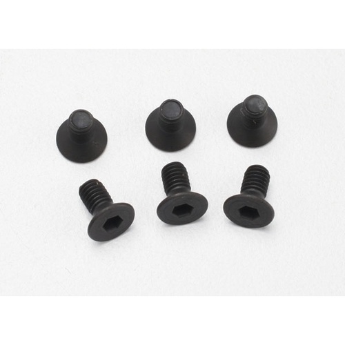 [���ܼ�] AX2534 [Traxxas] Screws M3x6mm countersunk machine (6pcs) (hex drive)