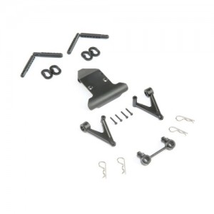 [TEAM LOSI] Front Bumper & Body Mount Set: 22S ST 