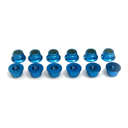 [���ܼ�] HT-A059 [HT] M5 Self Lock Nut w/Flange (Blue)