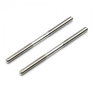 [HY] M2.5 x L40mm �����θ��� ��ƿ Ǫ�� �ε� (��Ű��, ��������) Stainless Steel Push Rod