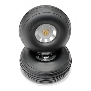 [HY] 89mm ���� �淮 �˷�̴� �� ���� ���� (2����) Aluminum Rim Rubber PU Wheel