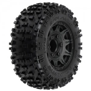 [PROLINE-RACING] 1173-10 1/10 Badlands F/R 2.8 Mounted Tires MT 12mm (2) Black 