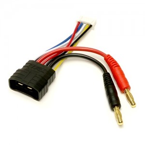 Ʈ���罺 iD Ŀ���� 4�� 14.8V ���͸��� ������ (������ ������ ���� 4mm �ٳ�����) Traxxas iD Male to 4mm bullet adapter 4S
