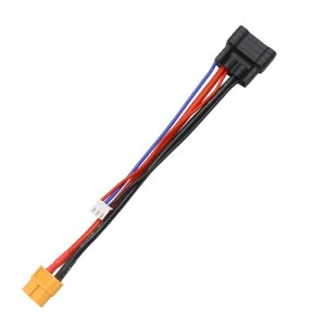 Ʈ���罺 iD Ŀ���� 2�� 7.4V ���͸� -> XT60 ��ȯ�� (T100/T200 �������) Traxxas iD Male to XT60 adapter 2S