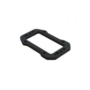 [ARRMA] ARA320649 Aluminum Servo Mount Plate Black 