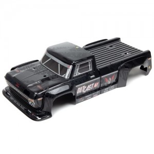 [ARRMA] ARA406160 OUTCAST EXB 6S BLX PAINTED DECALED TRIMMED BODY (BLACK) 
