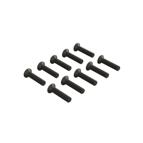 [���ܼ�] ARA722314 [ARRMA] ARA722314 Flat Head Hex Machine Screw, M3x14mm (10)