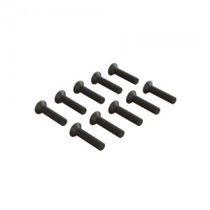 [ARRMA] ARA722314 Flat Head Hex Machine Screw, M3x14mm (10) 