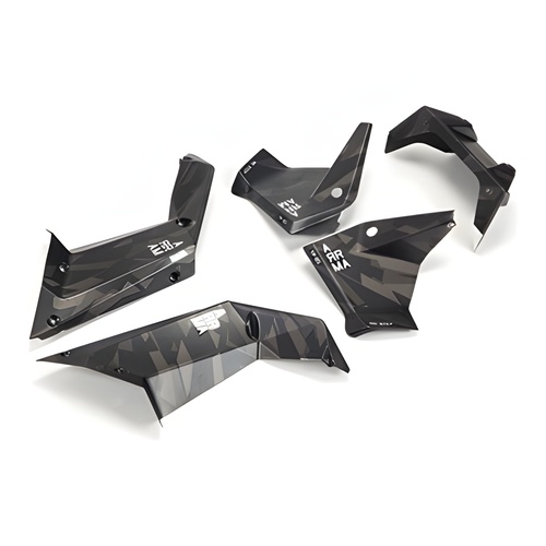 [���ܼ�] ARA411018 [ARRMA] ARA411018 Guard Set Painted, Black Camo: FIRETEAM