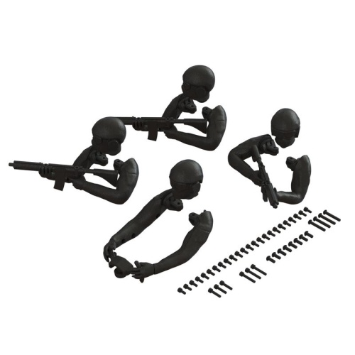 [���ܼ�] ARA480057 [ARRMA] ARA480057 Driver Figure Set, Black