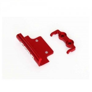 [KYOSHO] Aluminum Front��Rear Bumper Set(Red) 
