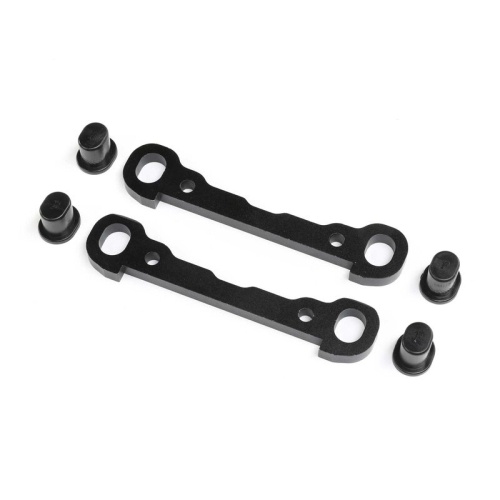 [���ܼ�] LOS254071 [TEAM LOSI] Front Hinge Pin Braces, Black: DBXL 2.0
