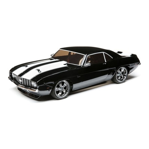 [���ܼ�] LOS03033T2 [TEAM LOSI] 1/10 1969 Chevy Camaro V100 AWD Brushed RTR, Black