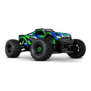 [Traxxas] ���̵�ƽ� (����� ��ü, ��������� Ÿ�̾�) �׸� �÷� RNR CB89086-4 Green WideMaxx, Longer Chassis, Sledgehammer Tires