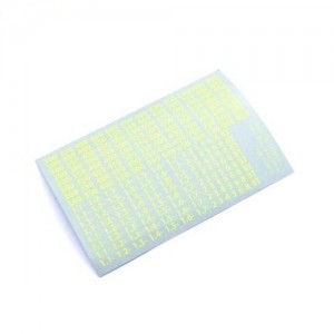 [KYOSHO] Shock Oil Decal (Yellow) 