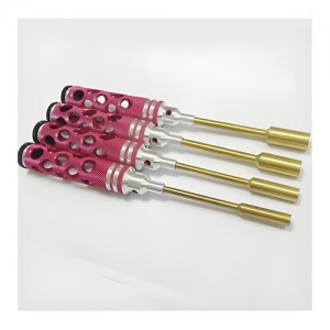 [DETAILS TECH] (Ƽź ��) Nut Drivers Set - Pink Honeycomb 4pcs (4.0, 5.5, 7.0, 8.0mm) 