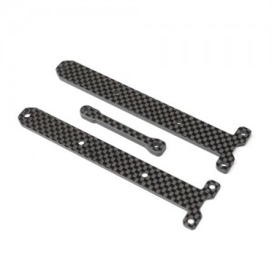 [TLR Racing] Carbon Chassis Brace Supports, 1.5 & 3.5mm: 22X-4 