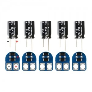 [Matek] XT60 Ŀ���Ϳ� ��Ƽ ����ũ ���� (5set) VOLTAGE SPIKES FILTER, XT60-TVS